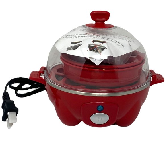 Dash Other - BRAND NEW Red DASH Rapid Egg Cooker ~ 6 Egg Capacity ~ Omelets ~ Auto Shut Off